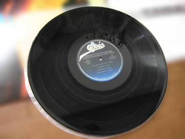 Stevie Ray Vaughan Couldn't Stand The Weather LP Vinyl Japan Obi Import
