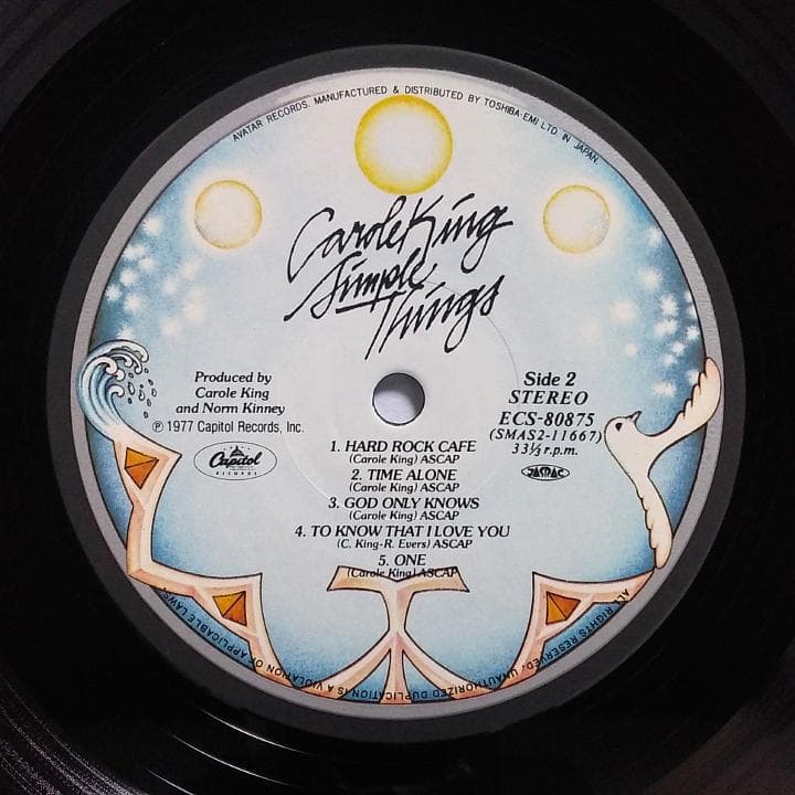 Carole King Simple Things Vinyl LP Japan Orig With Obi Excellent Record | Japansoundstore