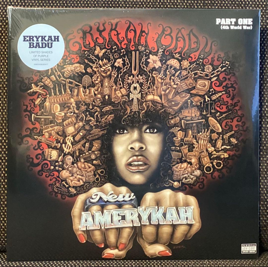 Erykah Badu - Amerykah Part One (4th World War) 2LP Purple Vinyl Record