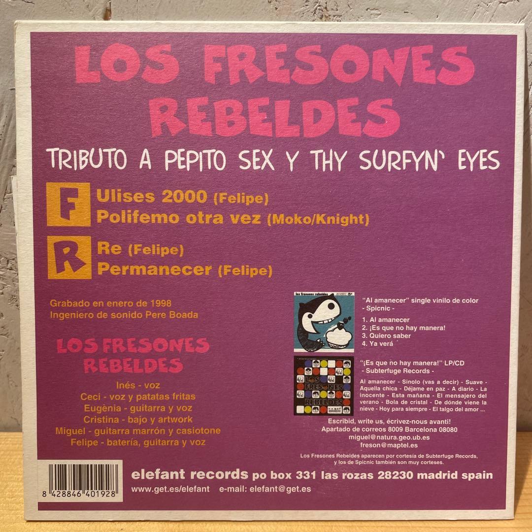 Los Fresones Rebeldes Tribute to Pepito Sex 7-inch Vinyl Record ER-192 Spain
