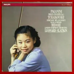 Midori Paganini Violin Concerto No.1 Tchaikovsky Philips Digital Vinyl LP Japan