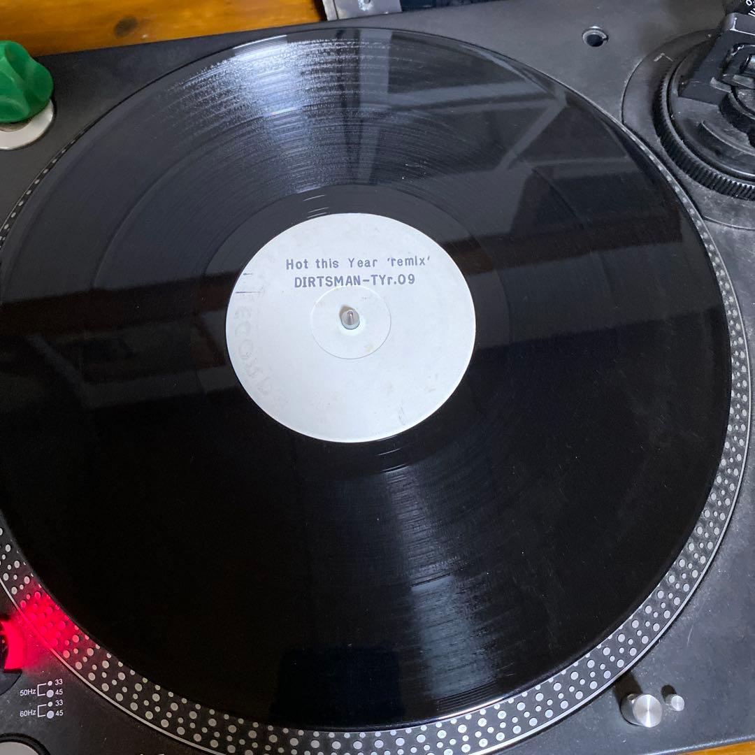 DIRTSMAN - Hot this Year 'remix' 12" Vinyl Dancehall Reggae White Label Japan