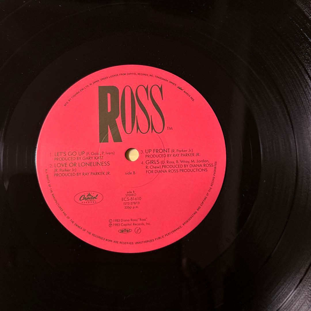 Diana Ross - Ross Vinyl LP Japan Pressing With Obi - 1983 Pop Soul Masterpiece