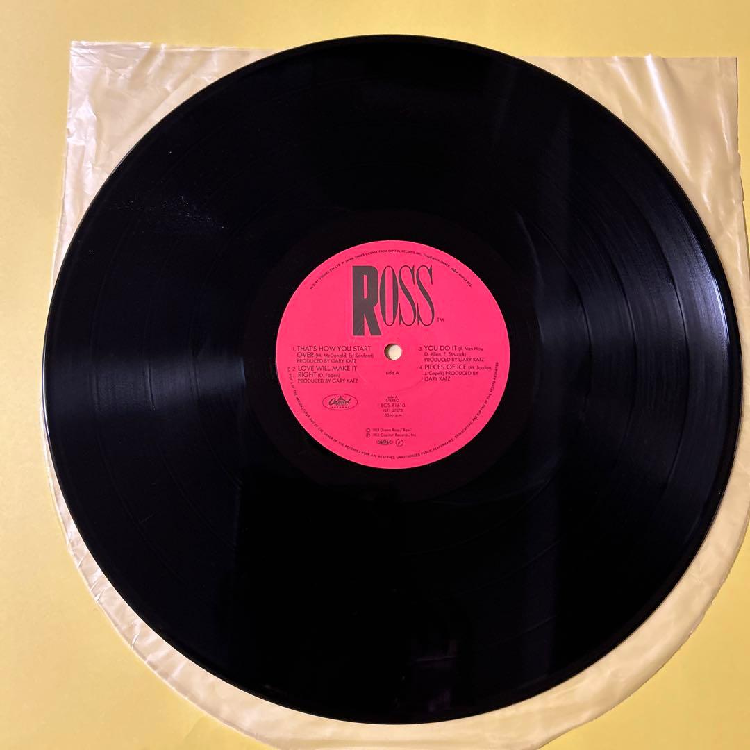 Diana Ross - Ross Vinyl LP Japan Pressing With Obi - 1983 Pop Soul Masterpiece