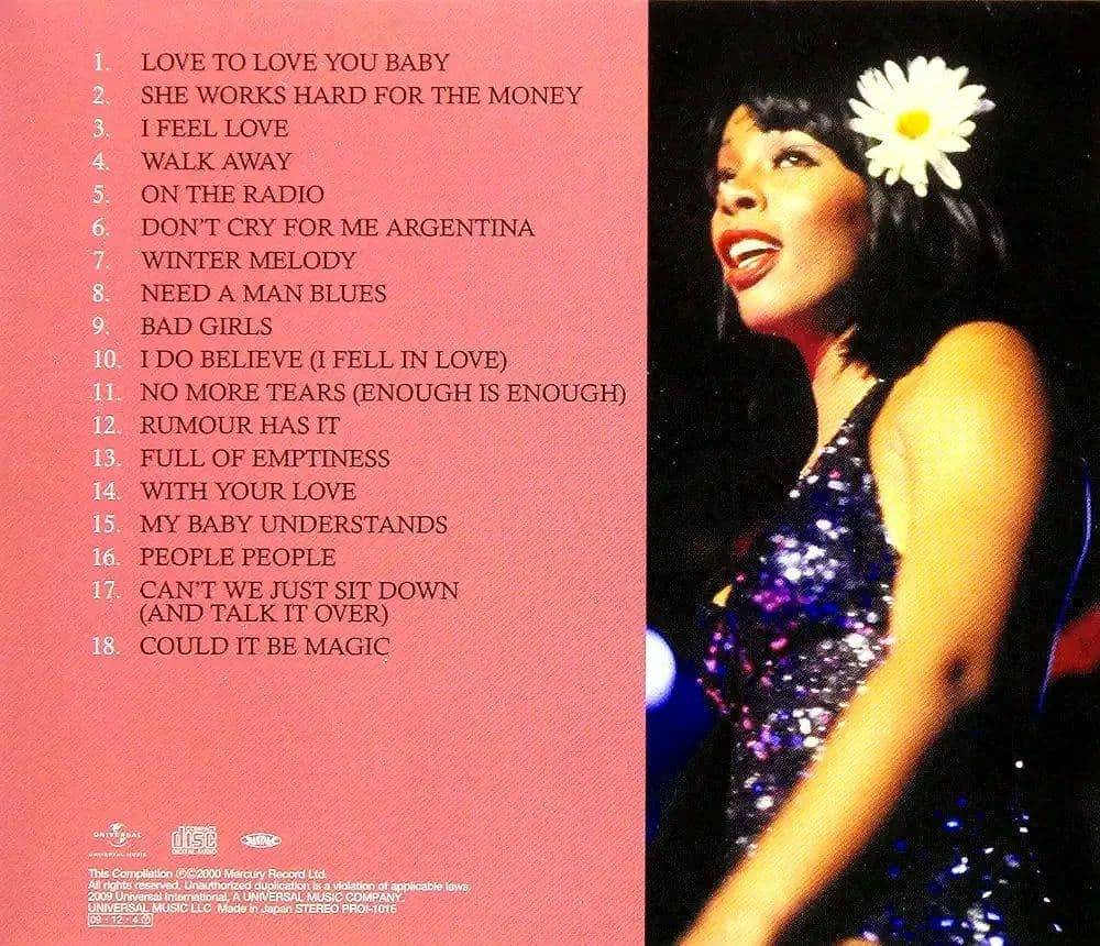 Donna Summer - Super Best Japan CD Import, Hits Collection, Includes Obi