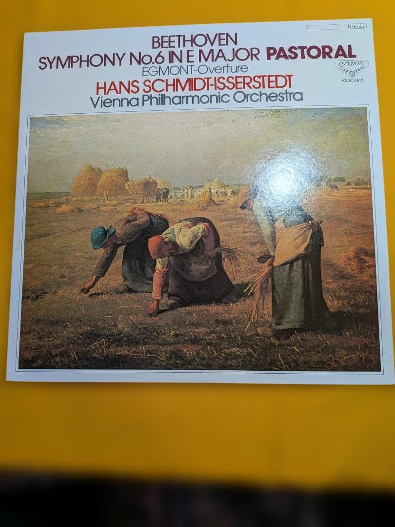 Beethoven Symphony No. 6 Pastoral Hans Schmidt-Isserstedt Vienna Philharmonic LP