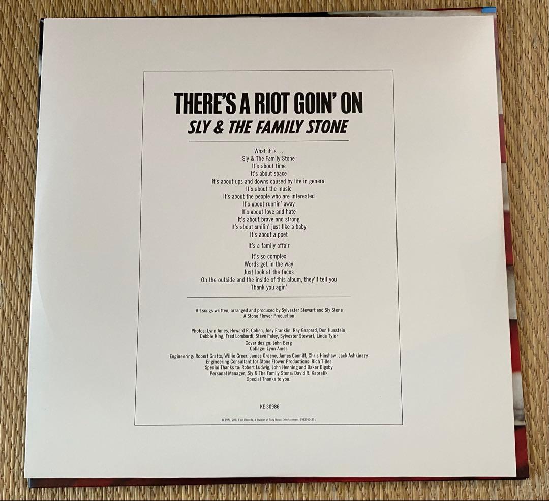 Sly & The Family Stone There's A Riot Goin' On 50th Anniv Red Vinyl LP Import