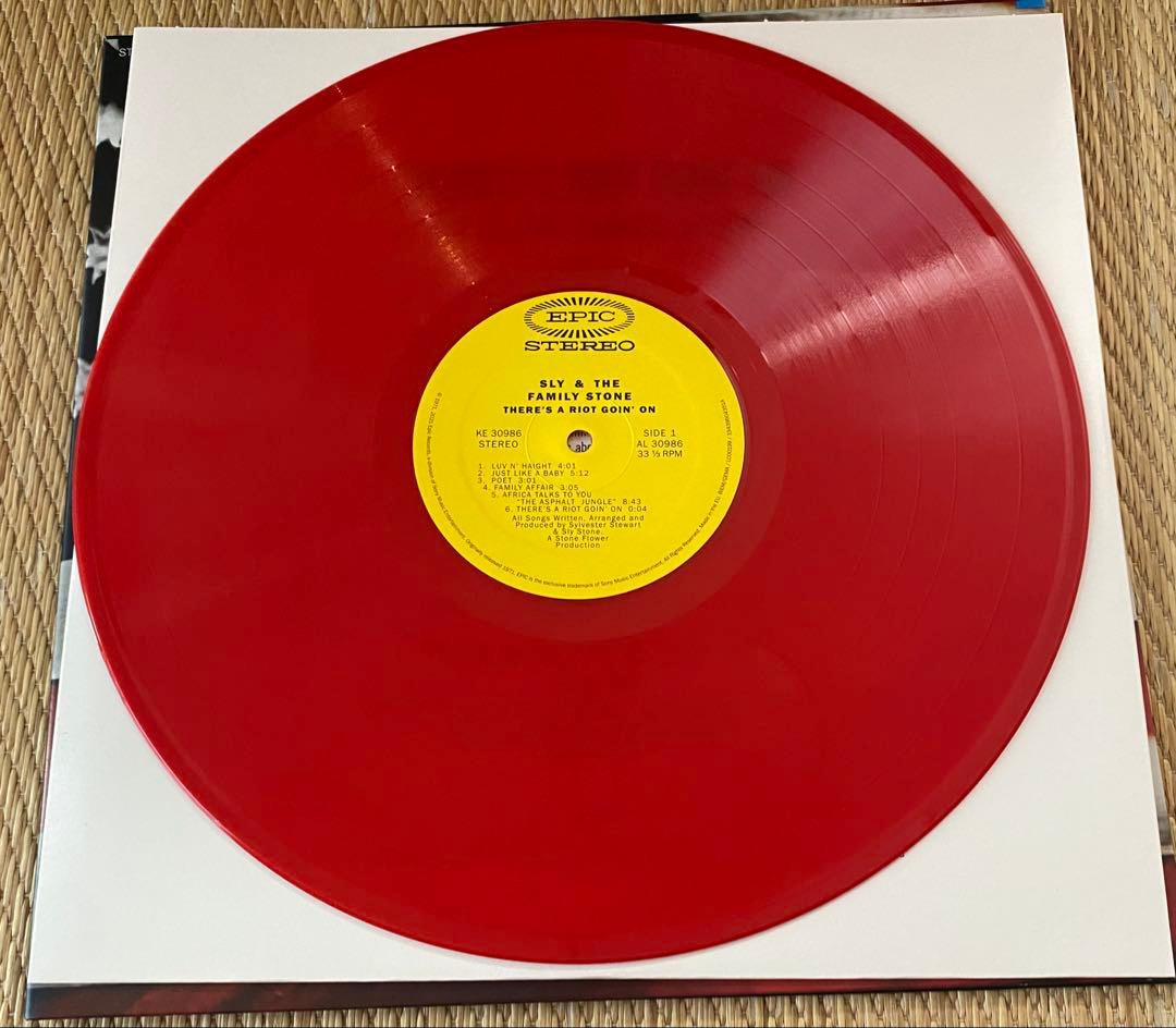 Sly & The Family Stone There's A Riot Goin' On 50th Anniv Red Vinyl LP Import