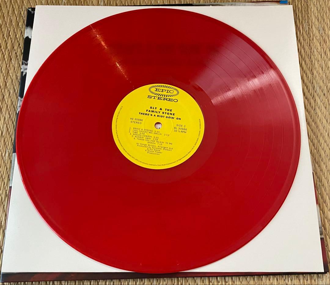 Sly & The Family Stone There's A Riot Goin' On 50th Anniv Red Vinyl LP Import