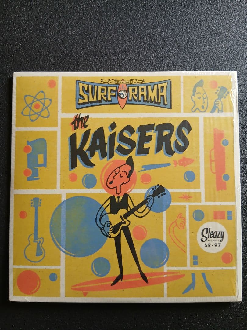 The Kaisers - Surf-O-Rama 2015 Special Limited Edition 7" Orange Vinyl EP Record