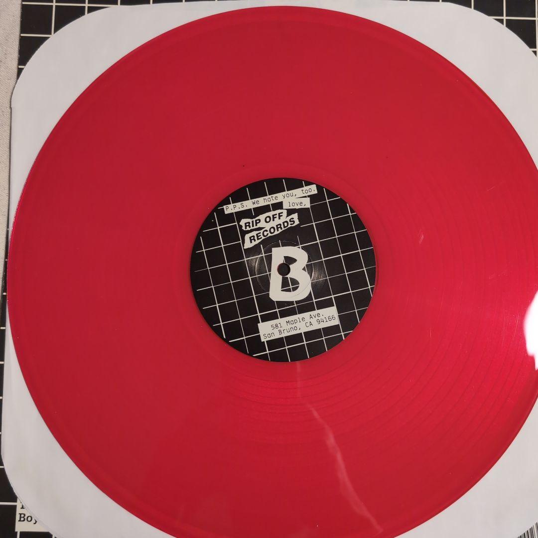 Loli & The Chones P.S. We Hate You LP Red Vinyl Rip Off Records Punk Rock