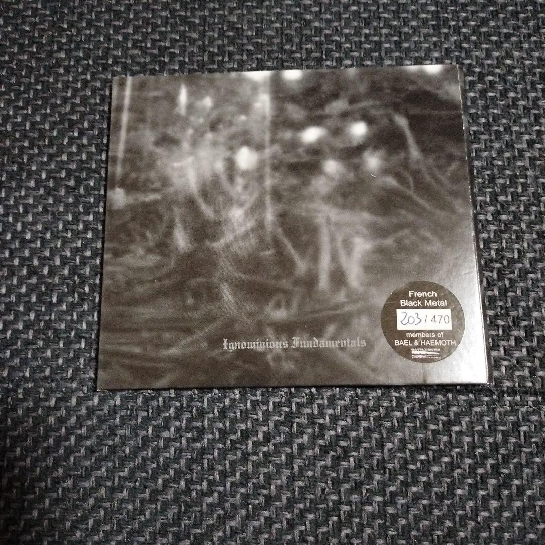 Dark Opus - Ignominious Fundamentals CD Limited Edition Black Metal