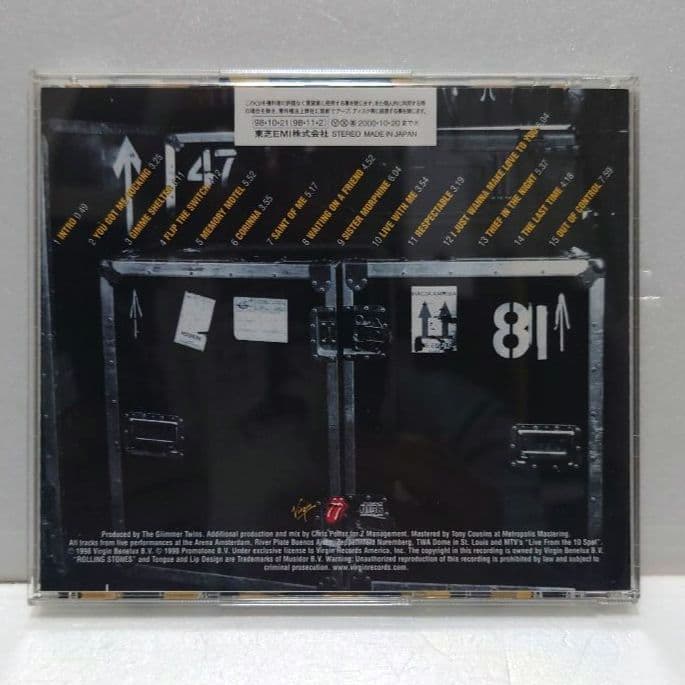 The Rolling Stones - No Security CD Japan Press with OBI 1998 Live Album