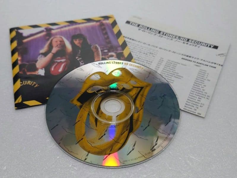 The Rolling Stones - No Security CD Japan Press with OBI 1998 Live Album