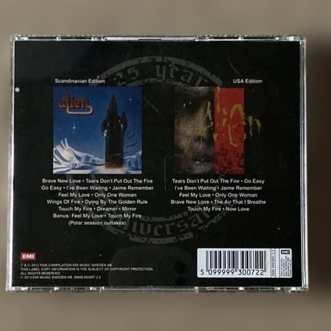 Alien 25 Year Anniversary 2CD Set Melodic Hard Rock Bonus & US Editions Import