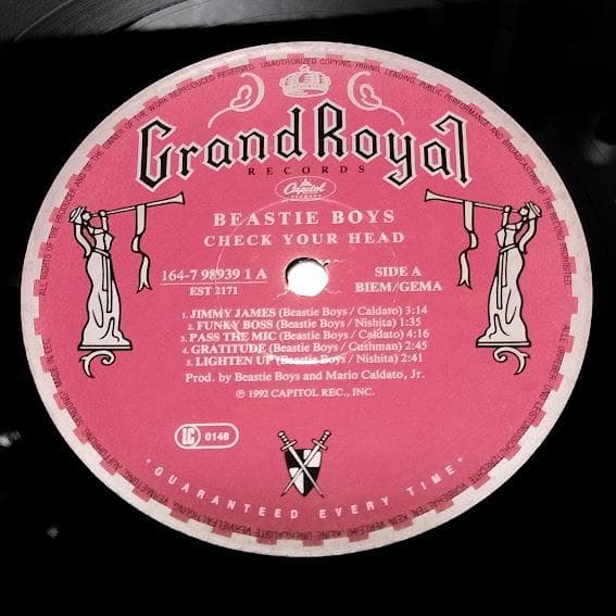 Beastie Boys - Check Your Head 2LP Vinyl Gatefold 1992 European Pressing