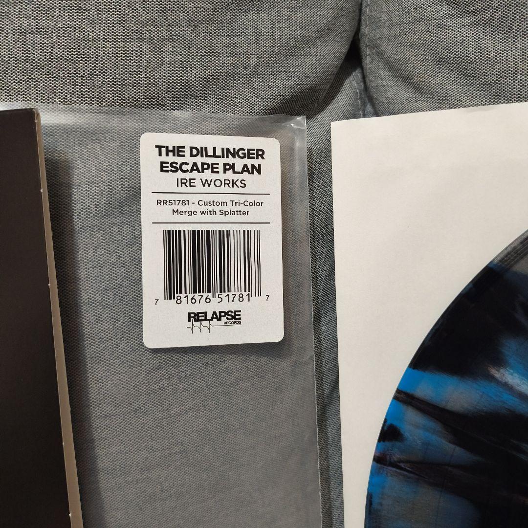 The Dillinger Escape Plan - Ire Works LP Custom Tri-Color Merge w/ Splatter Viny