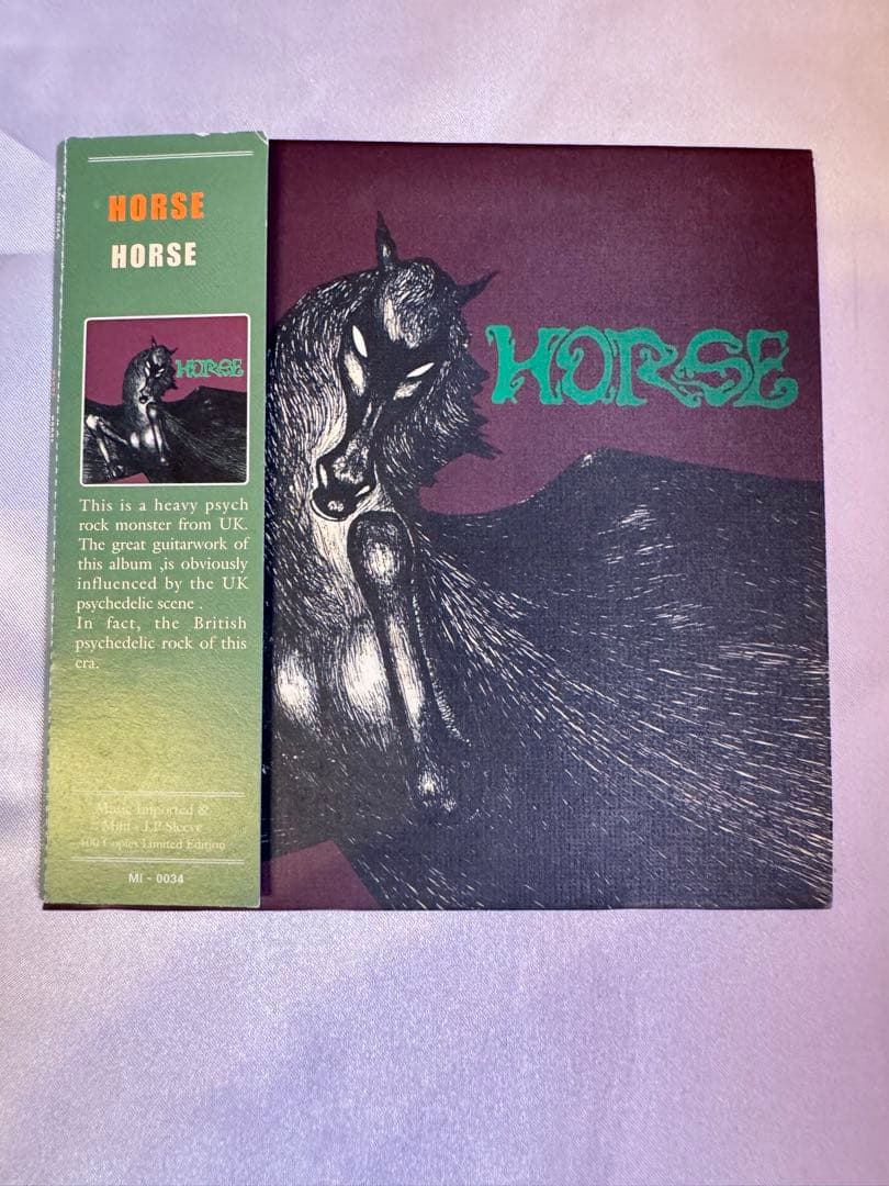 HORSE - Horse CD Mini-LP Japanese Limited Edition Psychedelic Rock Import