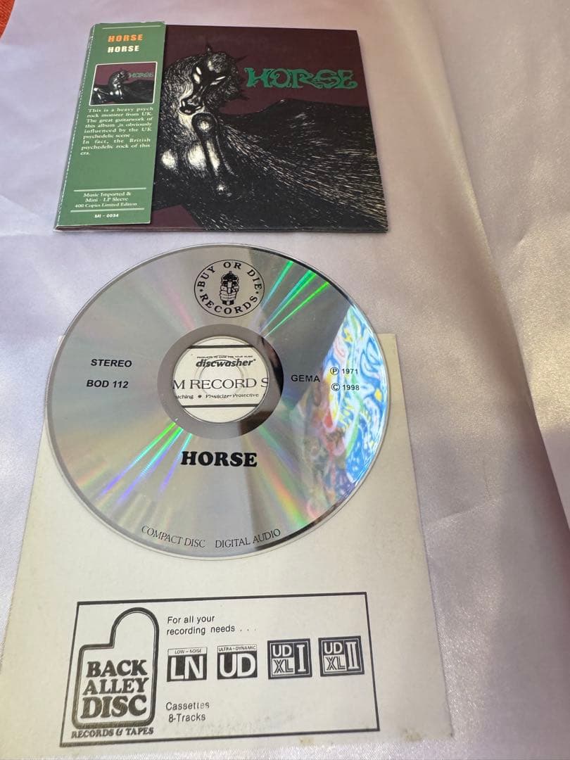 HORSE - Horse CD Mini-LP Japanese Limited Edition Psychedelic Rock Import