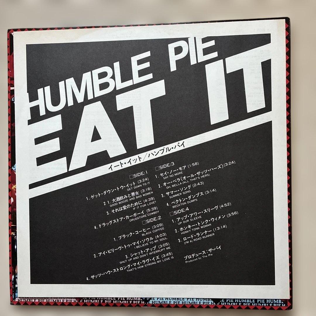 Humble Pie Eat It 2LP Gatefold Vinyl Japan Pressing Obi Strip Classic Rock