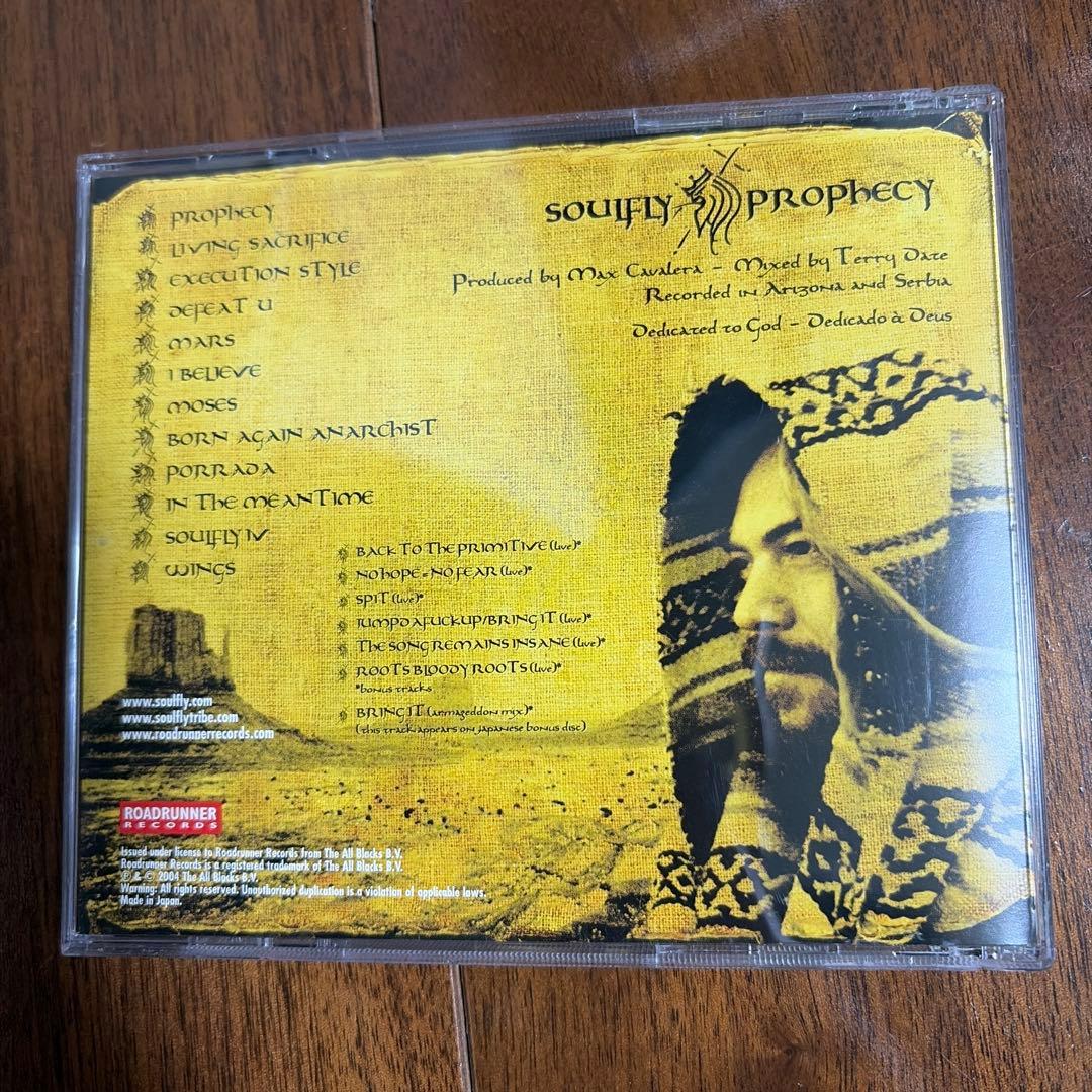 Soulfly Prophecy 2CD Limited Edition Japan Press with OBI 2004 Roadrunner