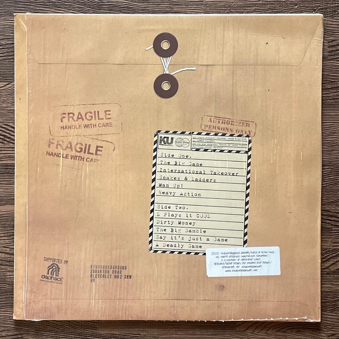 Lewis Parker - The Puzzle: Episode One The Big Game Instrumentals Vinyl LP
