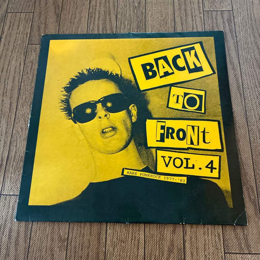 Various - Back To Front Vol. 4 LP Limited Edition Grey Vinyl Punk Rock Rare
