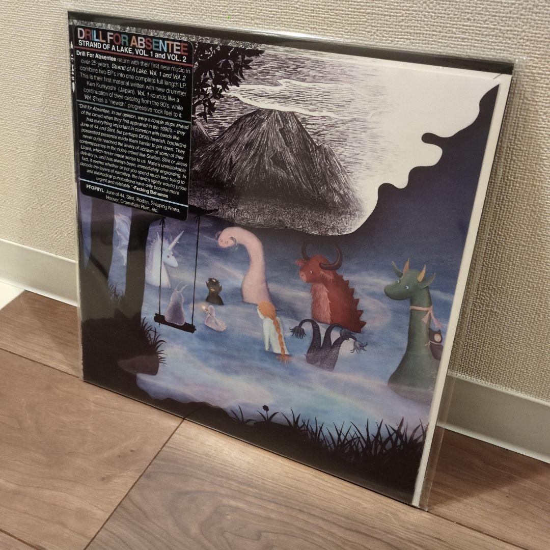 Drill For Absentee - Strand Of A Lake Vol. 1 & 2 Vinyl LP Clear Black Splatter