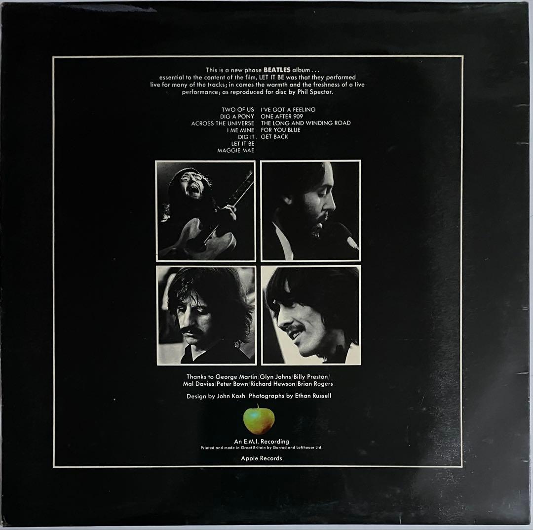 The Beatles - Let It Be - Vinyl LP UK Original Pressing PCS7096 Rock Classic