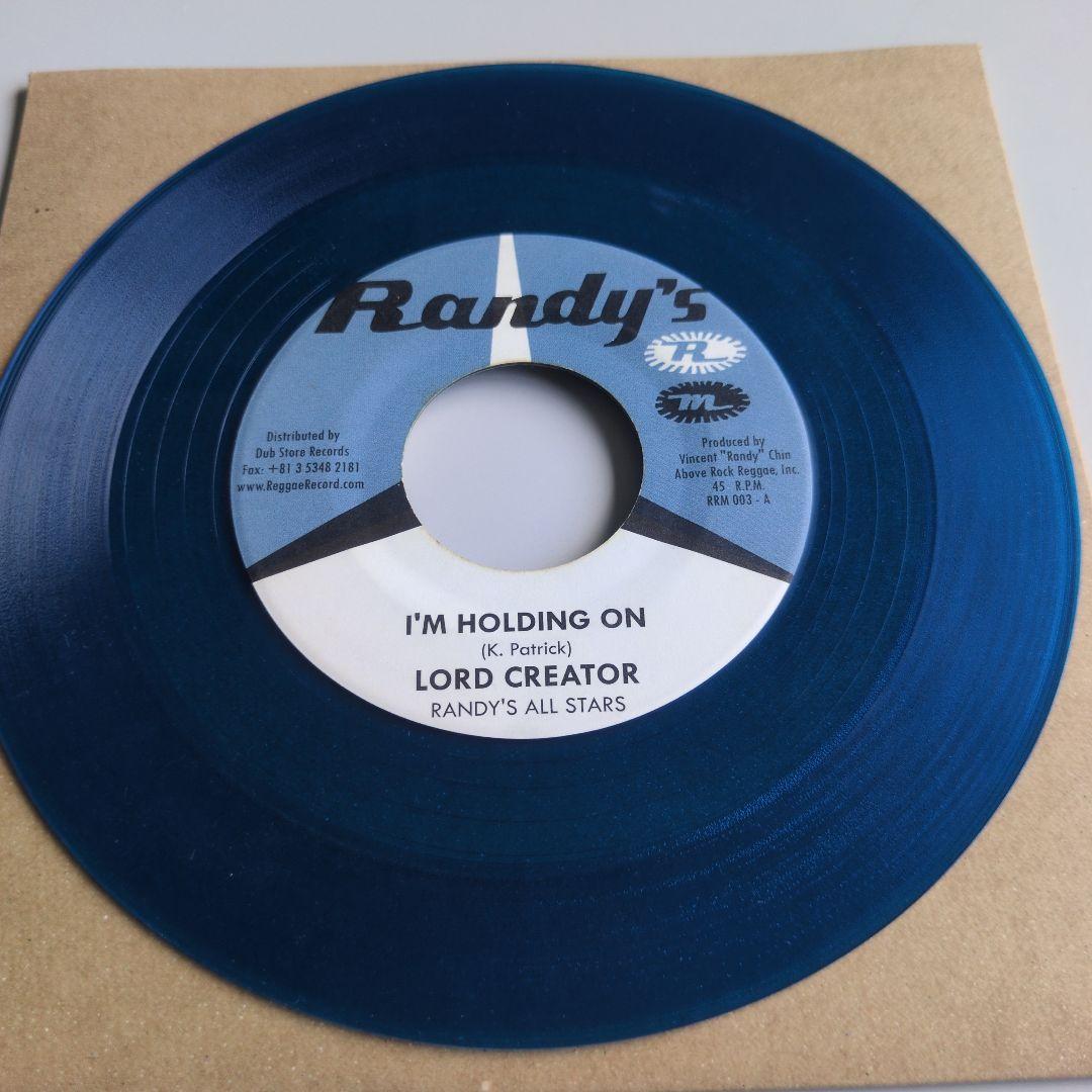 Lord Creator - Big Bamboo / I'm Holding On 7" Vinyl Record Blue Wax Randy's