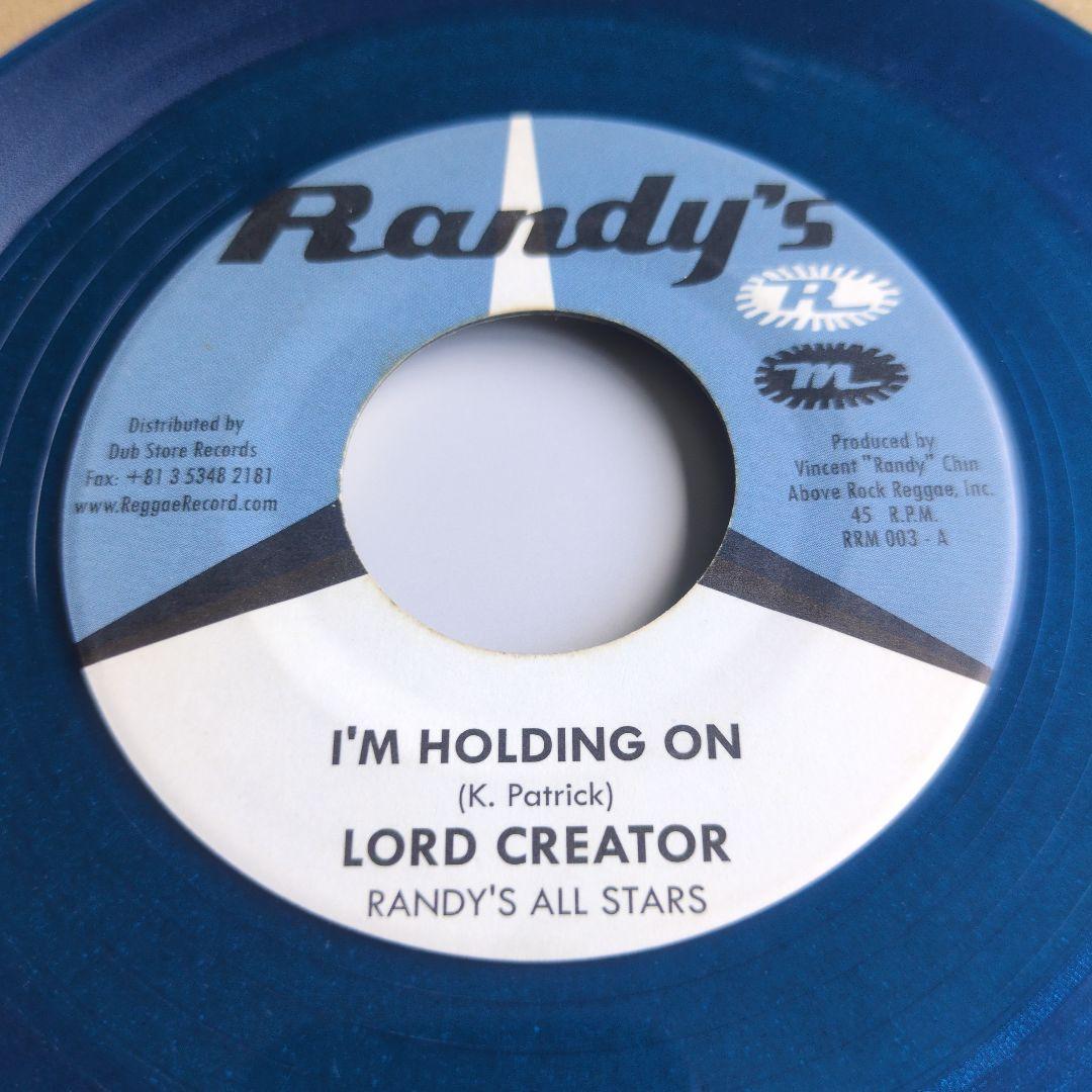 Lord Creator - Big Bamboo / I'm Holding On 7" Vinyl Record Blue Wax Randy's