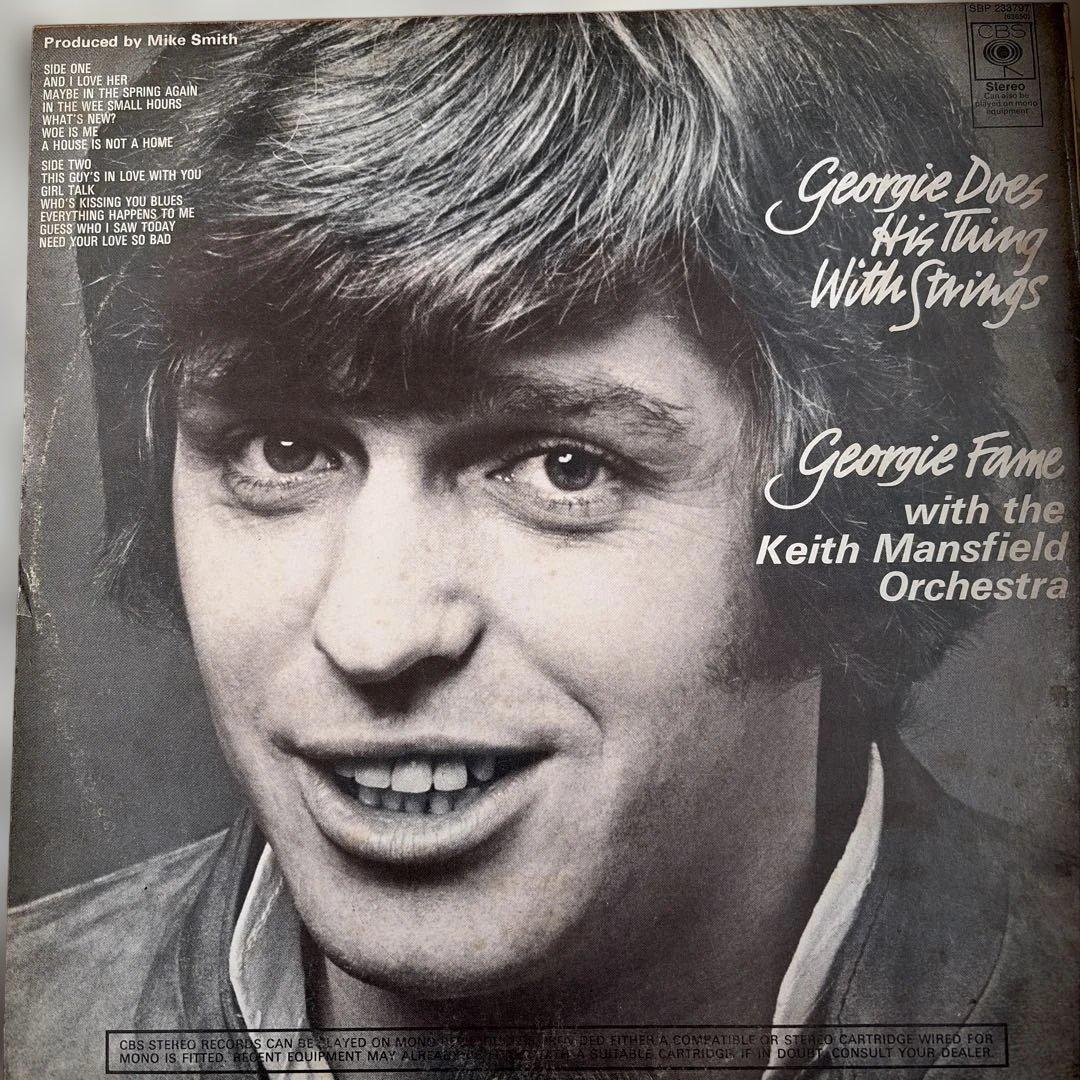 Georgie Fame - Georgie Does His Thing With Strings Vinyl LP Australia Pressing