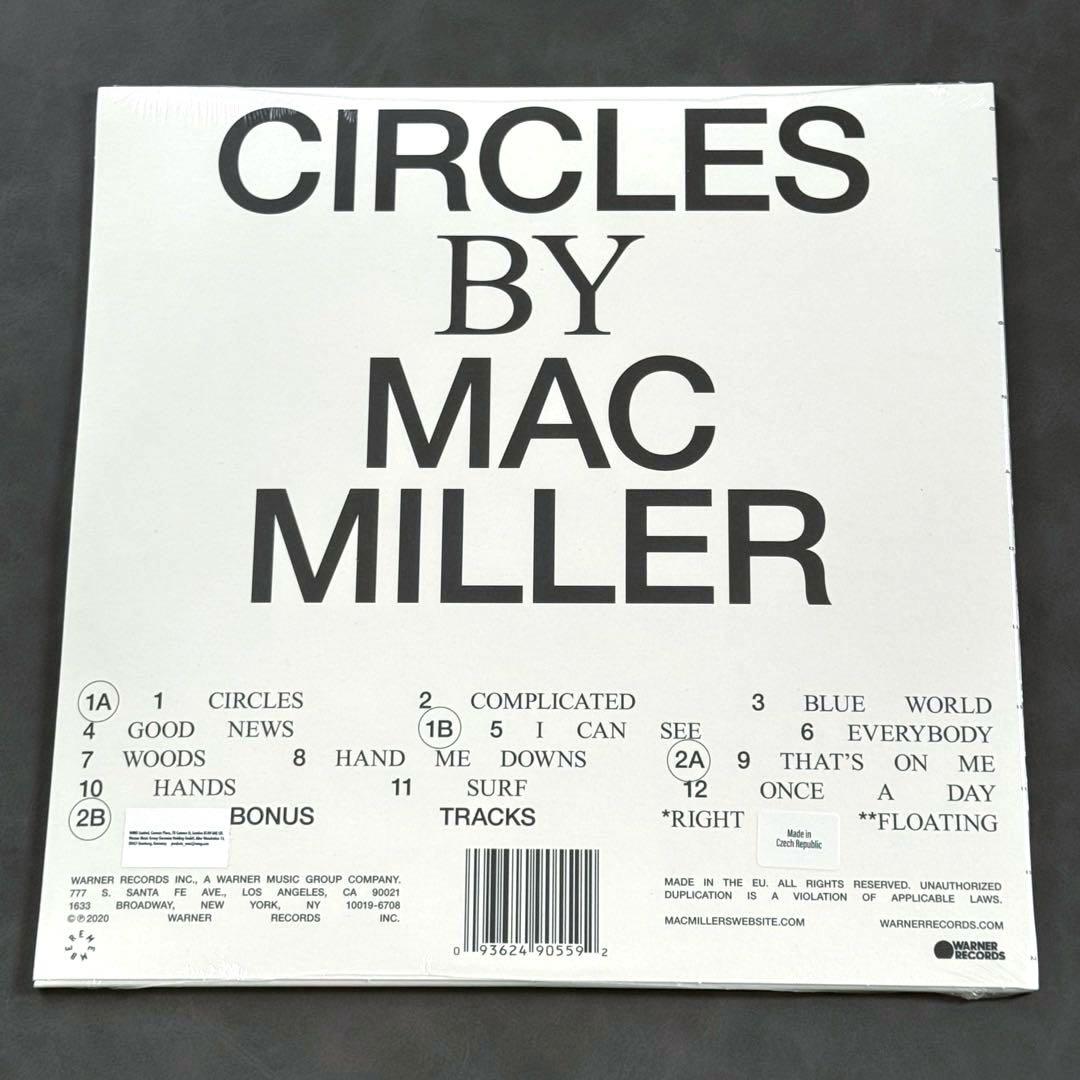 Mac Miller - Circles Vinyl 2LP Clear Vinyl