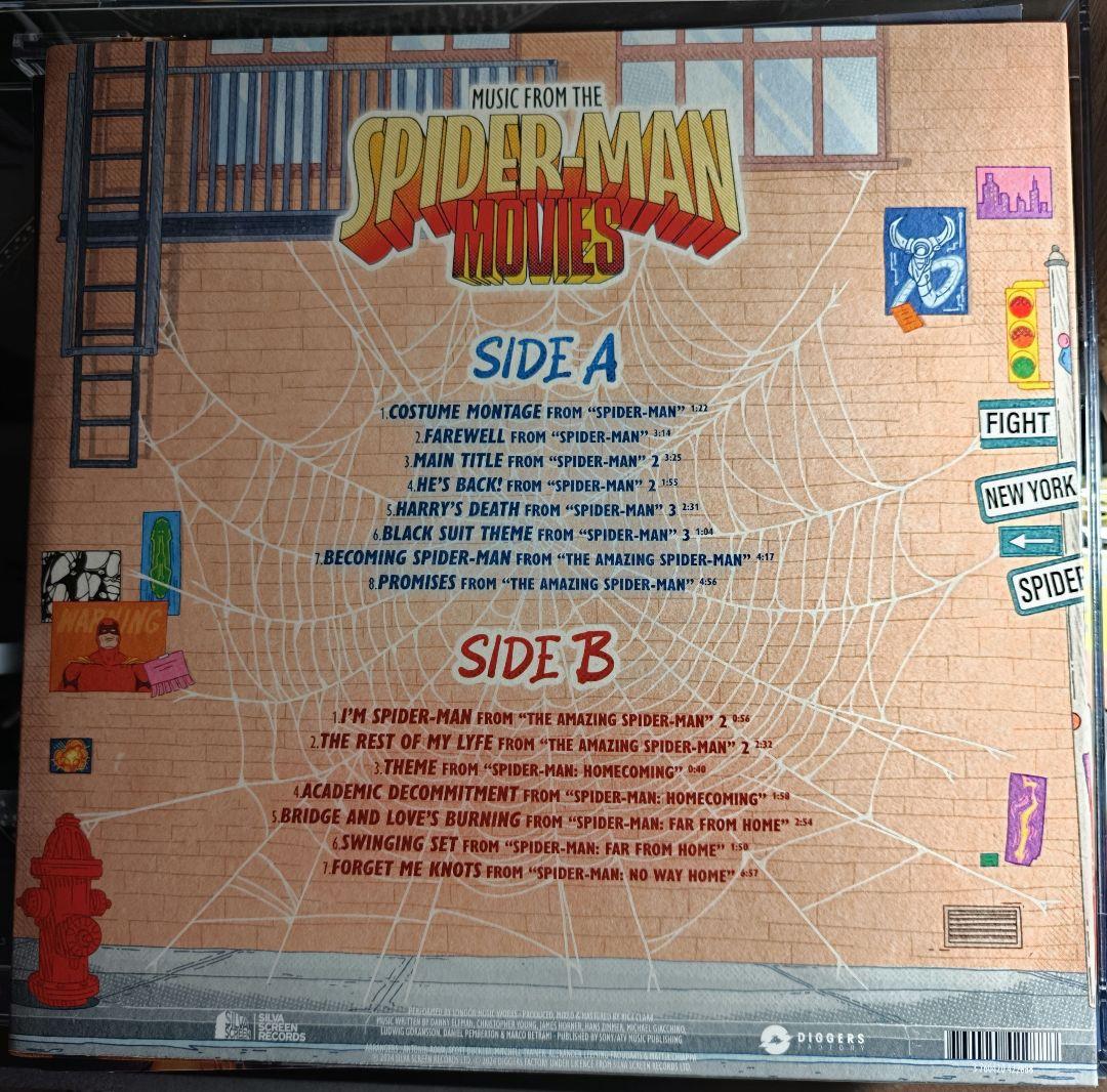 London Music Works - Music From The Spider-Man Movies Vinyl LP Soundtrack