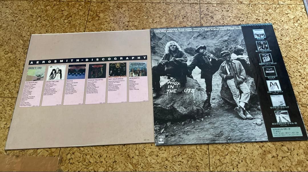 Aerosmith - Night In The Ruts LP 1979 Japan Pressing Vinyl Record with Obi
