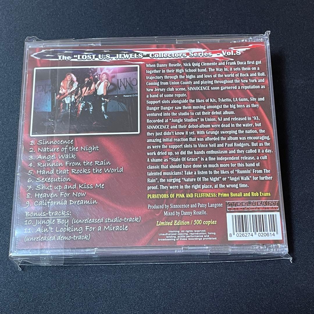 Sinocence State of Grace Limited Edition CD 500 Copies Melohar Hard Rock | Japansoundstore
