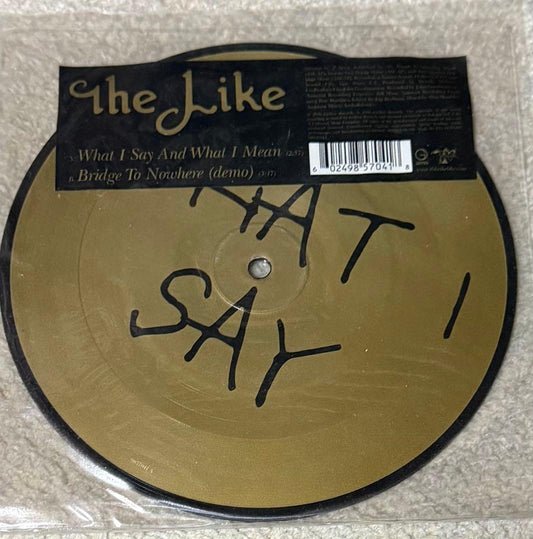 the Like Gold 7" Single Record "What I Say And What I Mean" & "Bridge To Nowhere | Japansoundstore