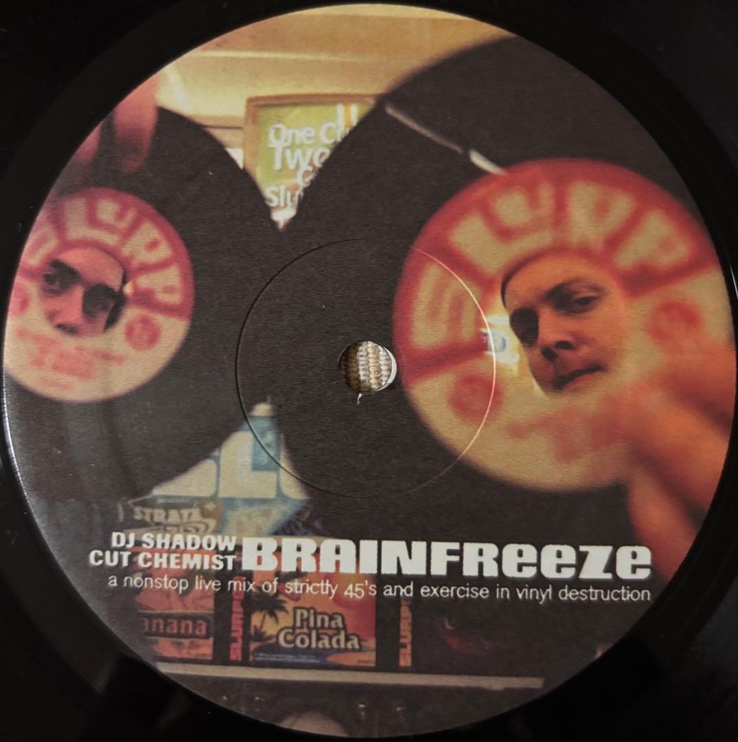 DJ Shadow & Cut Chemist - Brainfreeze 12" Vinyl LP Rare Funk Hip Hop Mix
