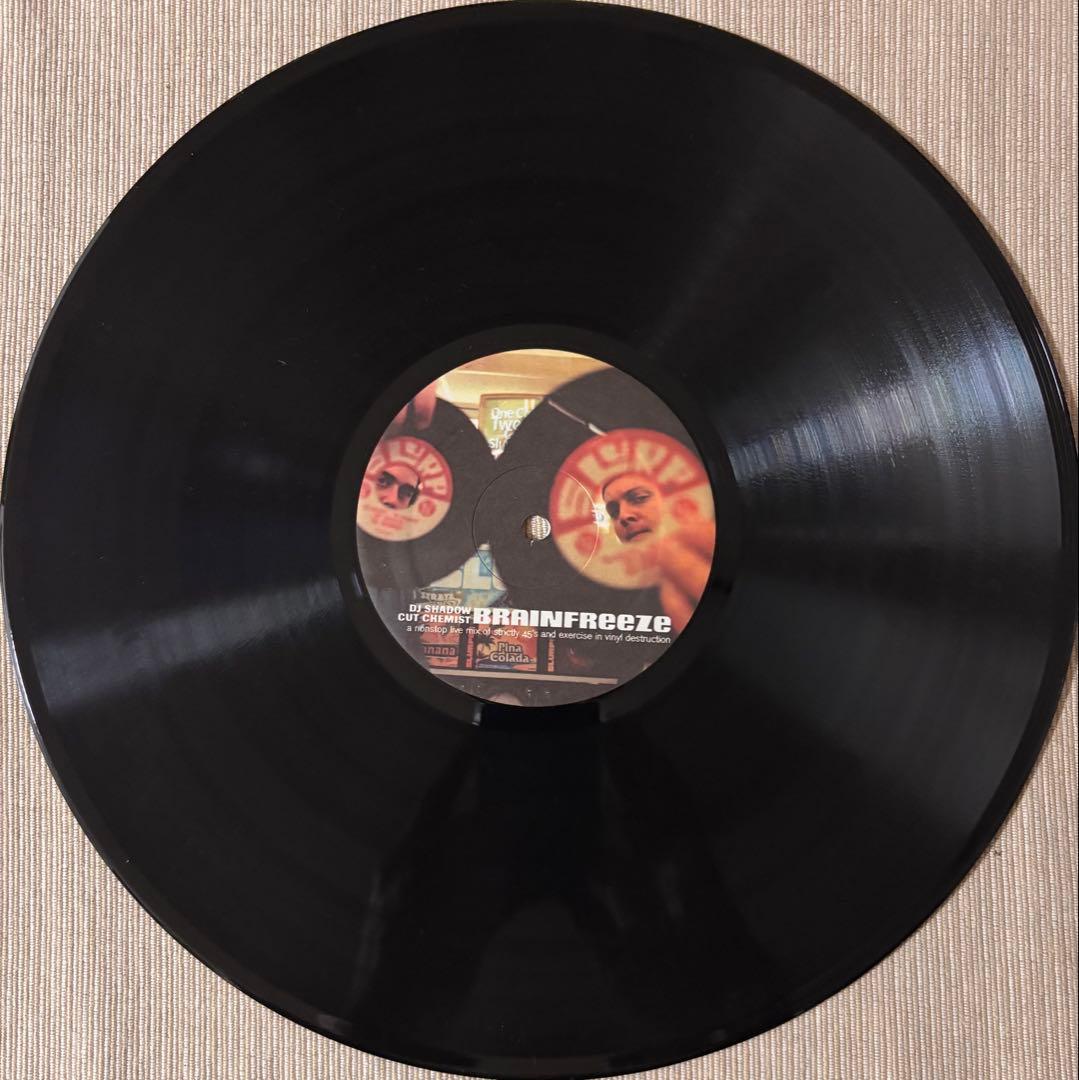 DJ Shadow & Cut Chemist - Brainfreeze 12" Vinyl LP Rare Funk Hip Hop Mix