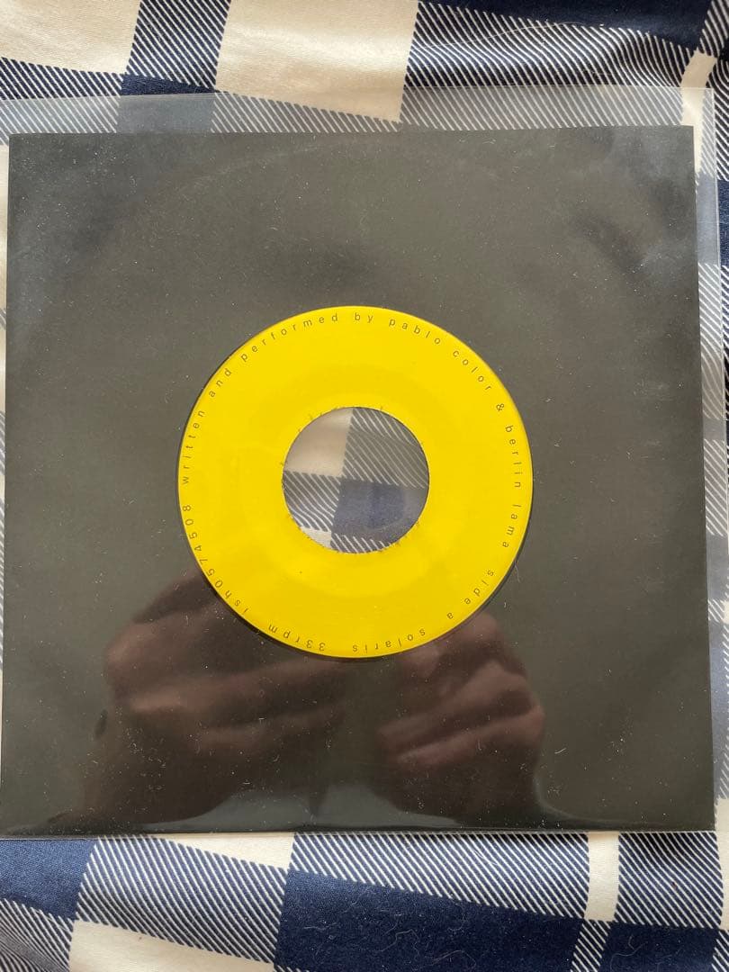Pablo Color & Berlin Lama - Solaris 7" Vinyl Record, Rare Indie Electronic