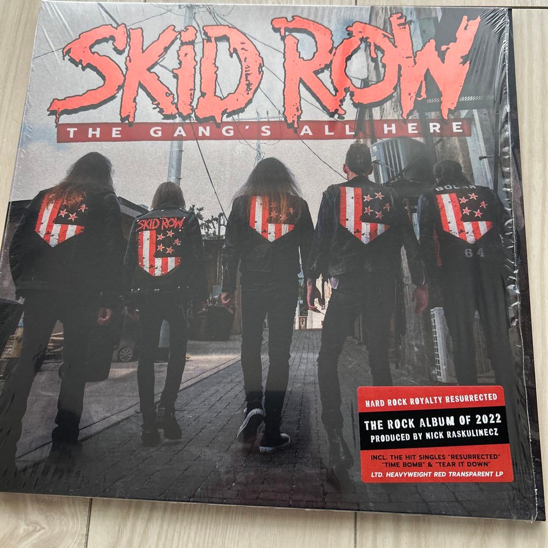 Skid Row - The Gang's All Here, 2022 Limited Transparent Red Vinyl LP