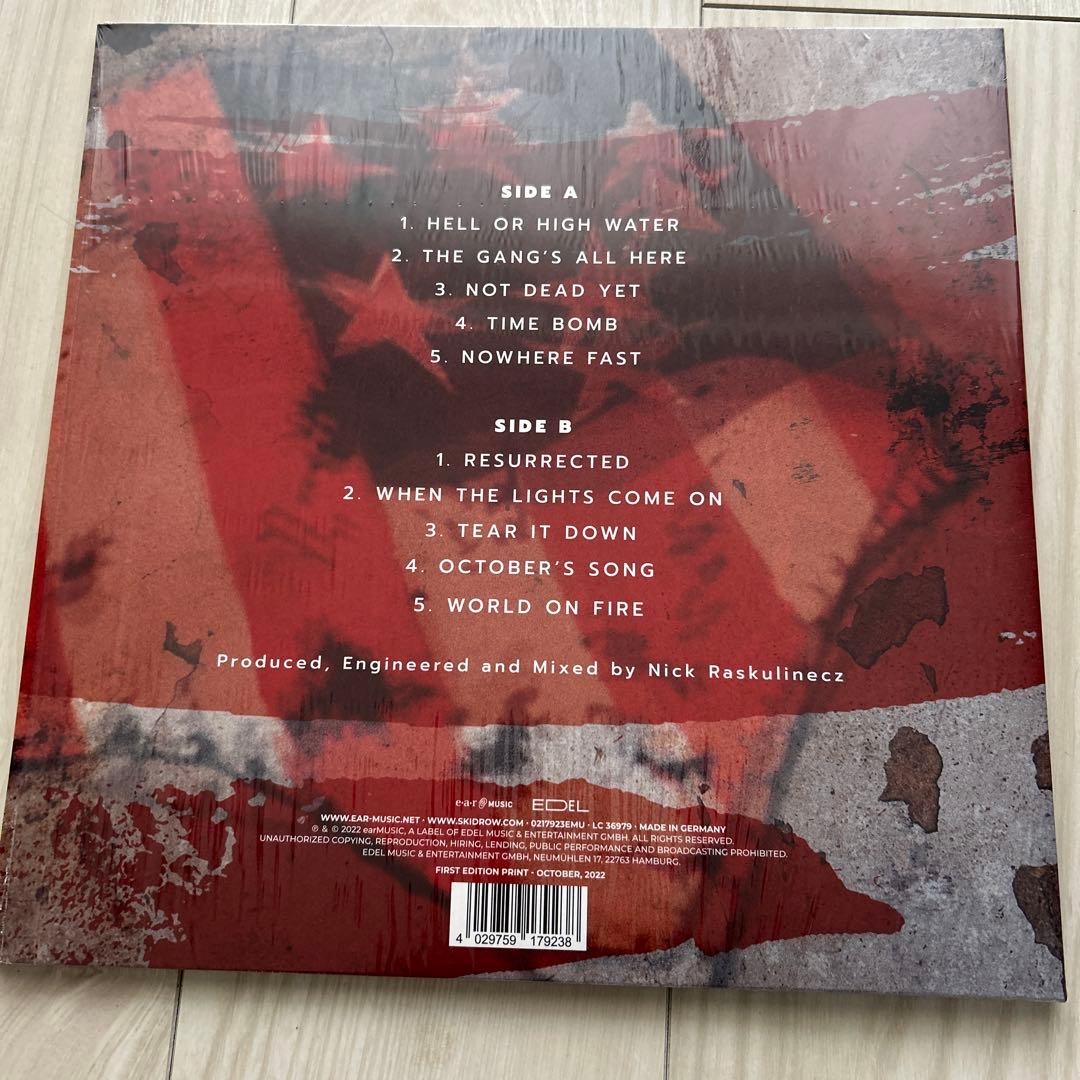 Skid Row - The Gang's All Here, 2022 Limited Transparent Red Vinyl LP