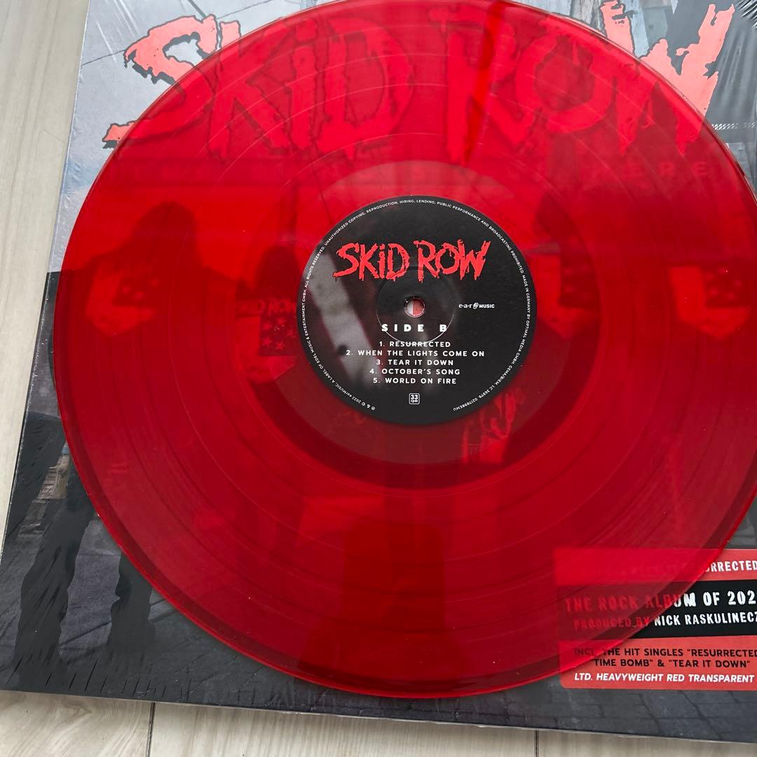 Skid Row - The Gang's All Here, 2022 Limited Transparent Red Vinyl LP