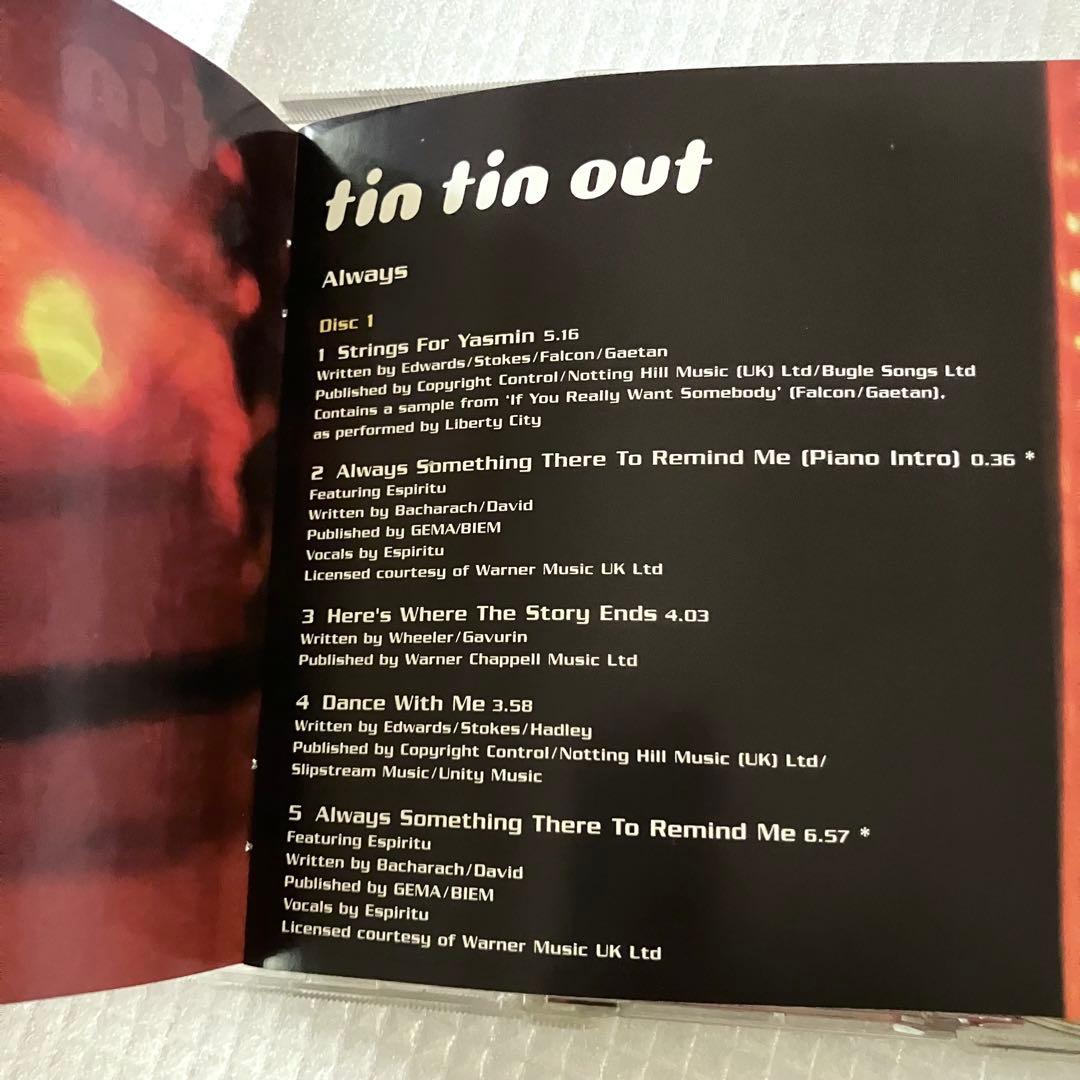 Tin Tin Out Always 2CD Set Limited Edition Import Electronic Dance 1998