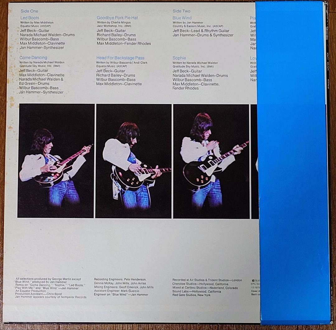 Jeff Beck Wired LP Obi Used Vinyl Rock Record | Japansoundstore