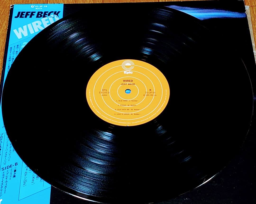 Jeff Beck Wired LP Obi Used Vinyl Rock Record | Japansoundstore
