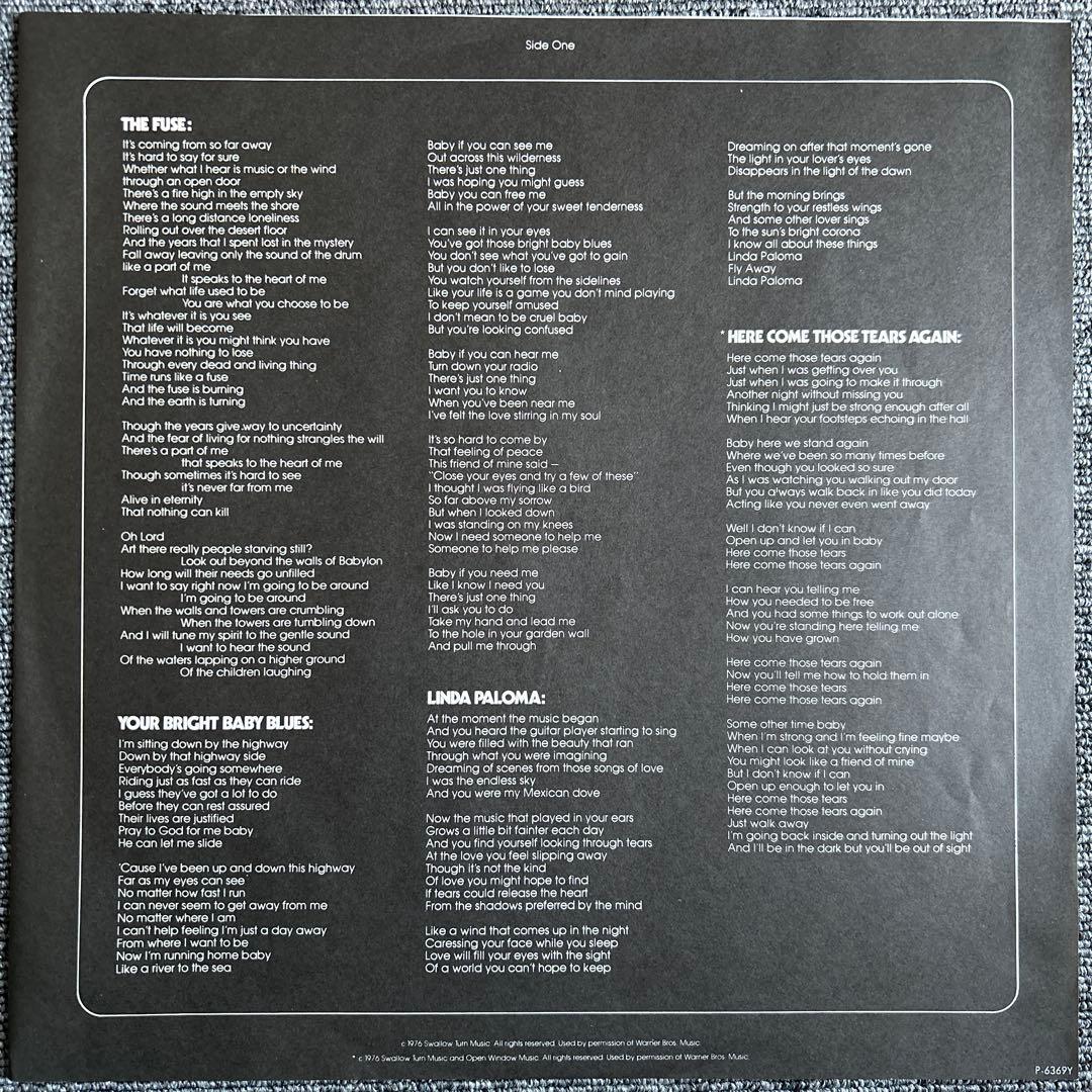 Jackson Browne - The Pretender Vinyl LP, Japan, 1976 Singer-Songwriter Classic