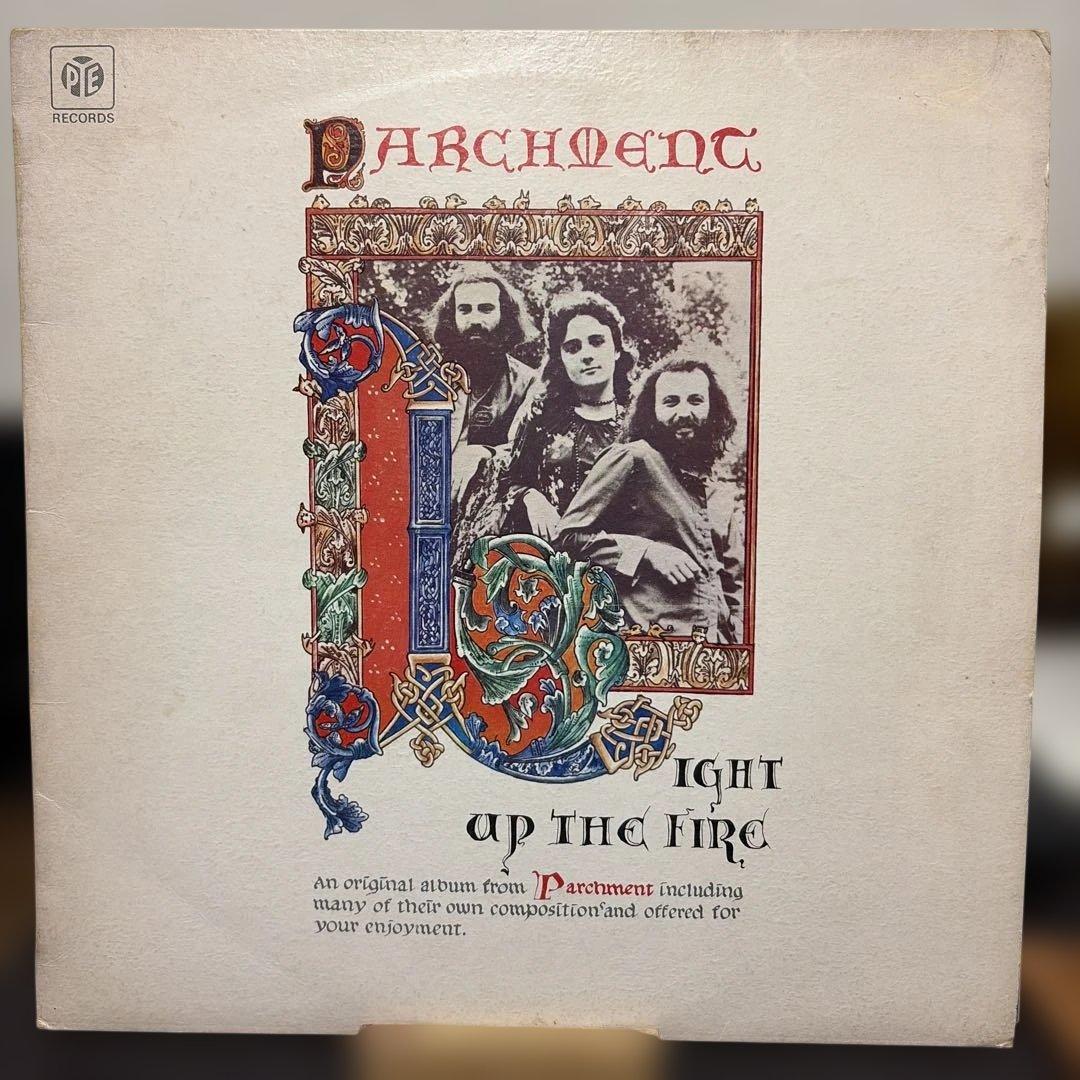 Parchment - Light Up The Fire LP UK Original Pye Records Folk Rock Vinyl