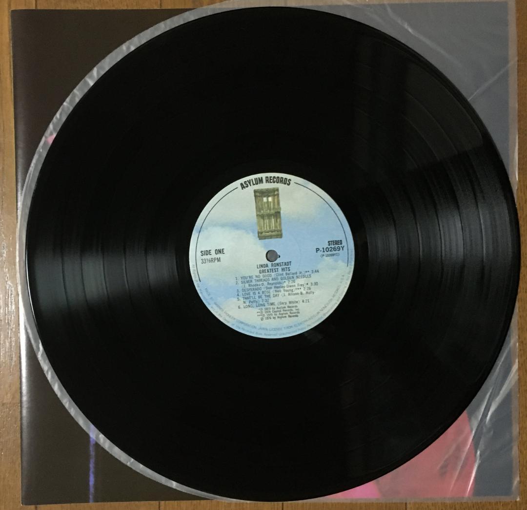 Linda Ronstadt Greatest Hits Vinyl LP Japan P-10269Y w/ Obi