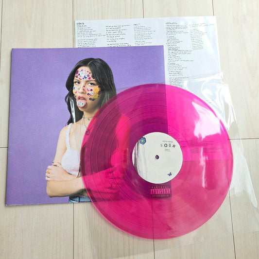 Olivia Rodrigo - SOUR LP Limited Edition Pink Vinyl Record Japan